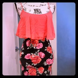 Bundle this outfit - crop top with floral skirt